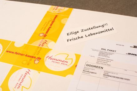 Kühlverpackung für Versand von Käse - Schritt 10
